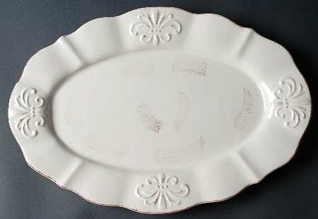 Provence Ivory 16" Oval Serving Platter