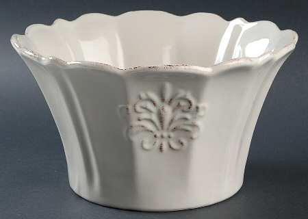 Provence Ivory 9" Round Vegetable Bowl