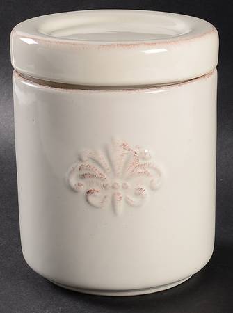 Provence Ivory Medium Canister & Lid