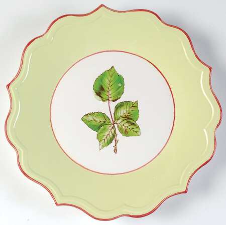 Auberpine Green Salad Plate