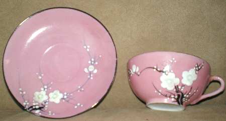 MIB1 Footed Cup & Saucer Set