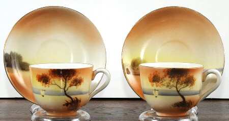 N3453 Flat Cup & Saucer Set