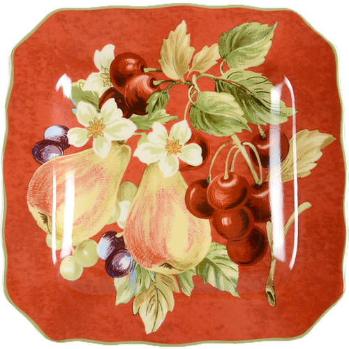 Fruit Amore Square Salad Plate