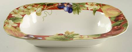 Fruit Amore Rectangular Vegetable Bowl