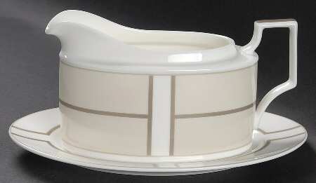 Trieste Gravy Boat & Underplate (Relish/Butter)