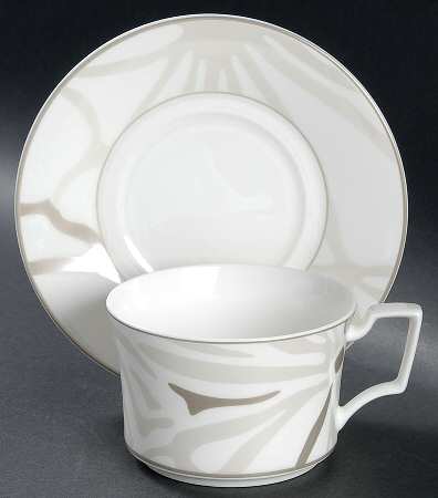 Campania Flat Cup & Saucer Set