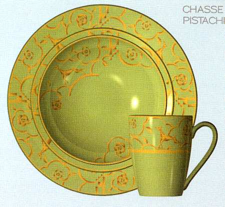 Chasse Pistachio by Noritake
