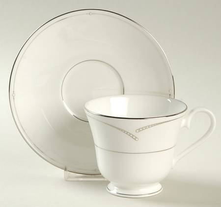 Entwine Footed Cup & Saucer Set
