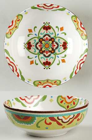 Mexican Tile Matzalan Coupe Cereal Bowl