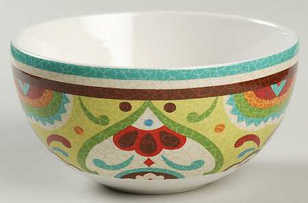 Mexican Tile Matzalan Fruit/Dessert (Sauce) Bowl
