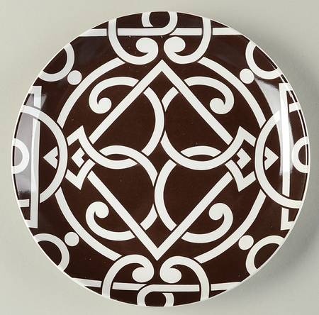 Pathways Chocolate Salad Plate