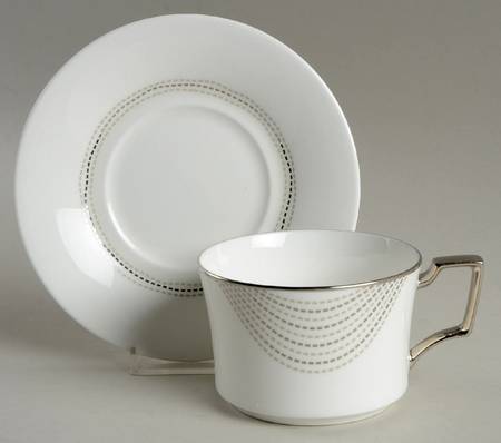 Hayley Flat Cup & Saucer Set