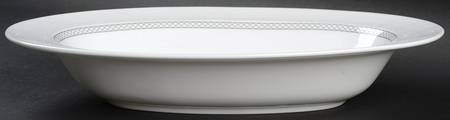 Neoclassic Wreath 11" Oval Vegetable Bowl