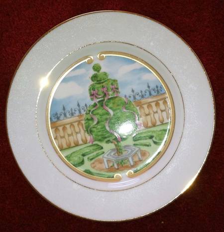 Topiary Salad Plate