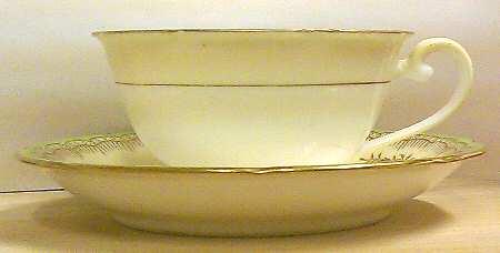 N3399 Footed Cup & Saucer Set