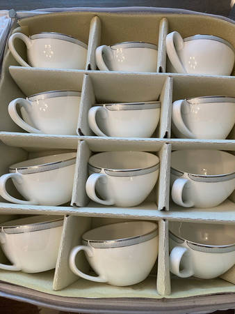 Kensington Blue Flat Cup