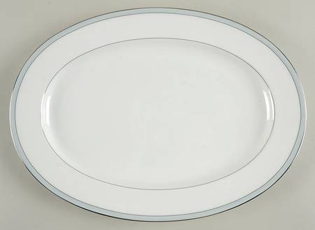 Kensington Blue 14" Oval Serving Platter