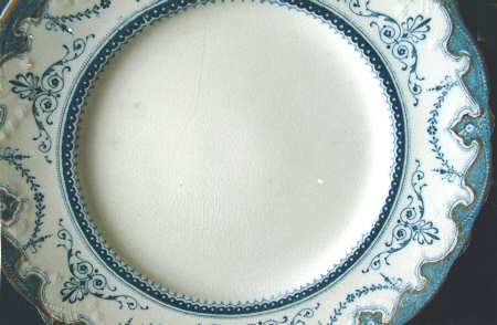 Portsmouth Blue Green Dinner Plate