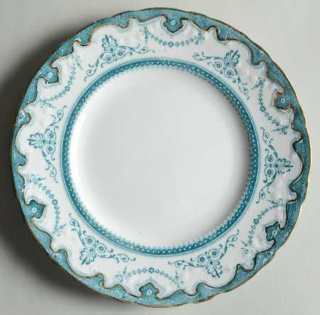 Portsmouth Blue Green Dessert/Pie Plate