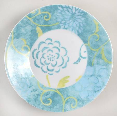 Floral Watercolor Salad Plate
