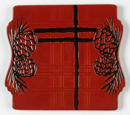 Pine Retreat Red Trivet