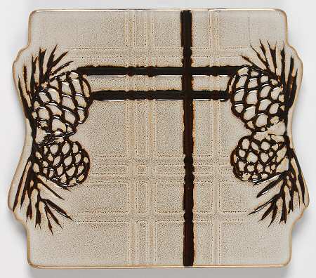 Pine Retreat Ivory Trivet