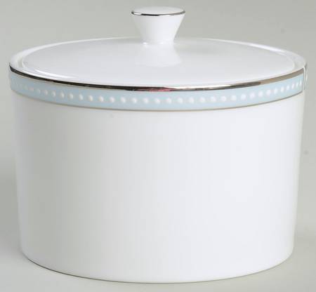Topaz Pearl Sugar Bowl & Lid