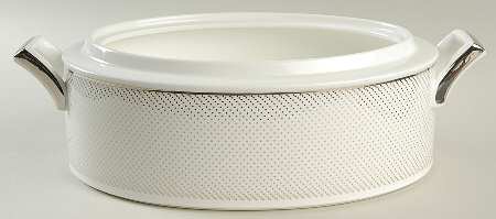 Platinum Waltz Oval Vegetable No Lid