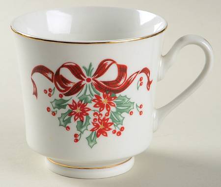 Christmas Spirit Footed Cup