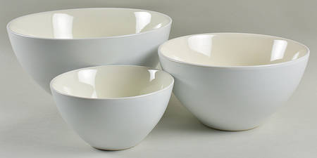 Colorwave White Mixing Bowl Set (MB10, MB7, MB6)