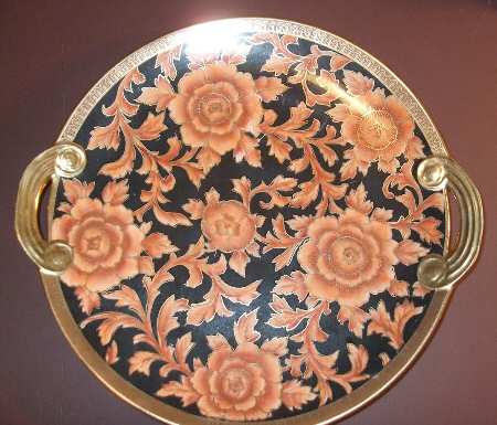 N3554 Handled Cake Plate