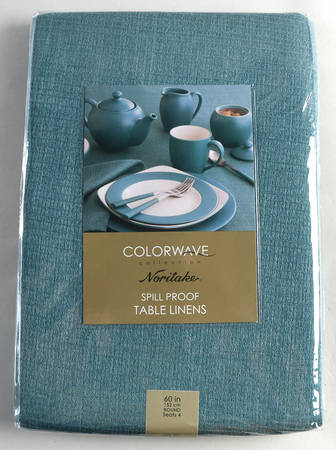 Colorwave Turquoise 60" Round Tablecloth