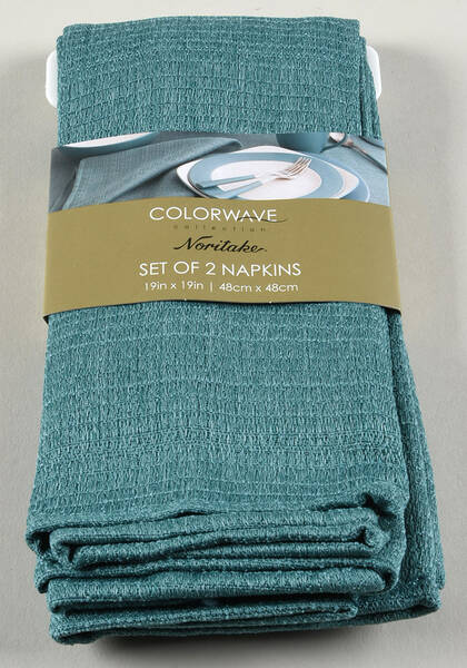 Colorwave Turquoise Cloth Napkin - Set of 2