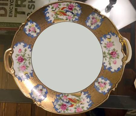 N3843 Handled Cake Plate
