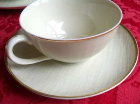 Swallow Flat Cup & Saucer Set