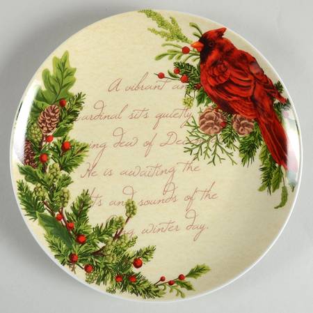 Cardinal Salad Plate