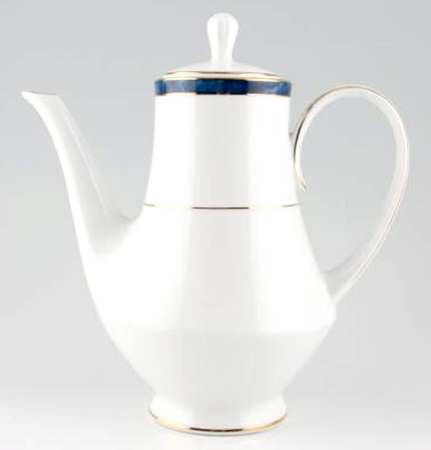 Marble Blue Coffee Pot & Lid