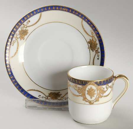 N3891 Flat Demitasse Cup & Saucer Set