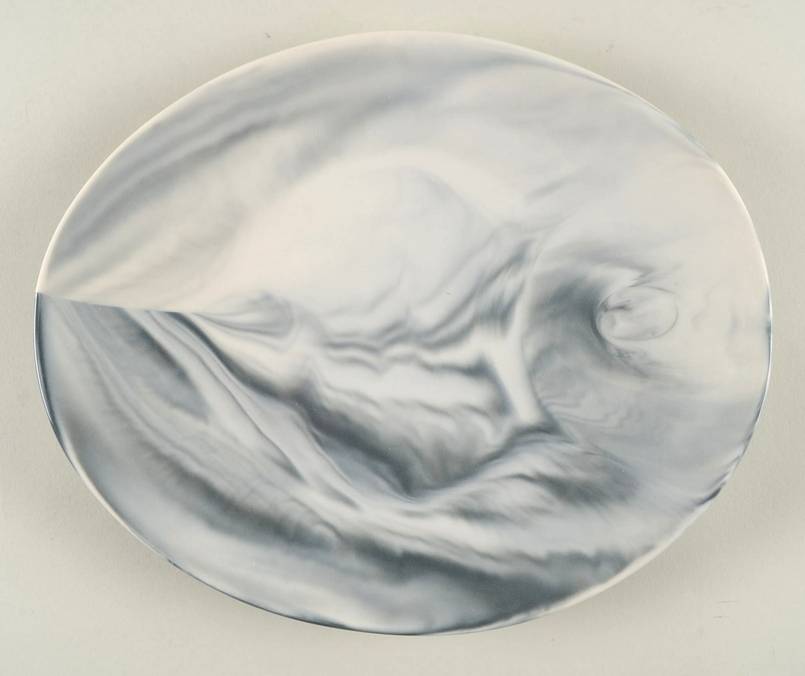 Butterfly II Marble Salad Plate