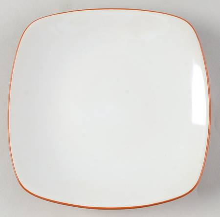 Colorwave Terra Cotta Square Salad Plate
