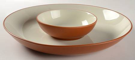 Colorwave Terra Cotta (2 Piece) Chip & Dip Set