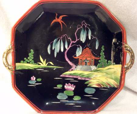 N3917 Handled Cake Plate