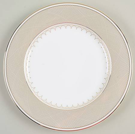 Lattice Gold Salad Plate
