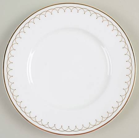 Lattice Gold Bread & Butter Plate
