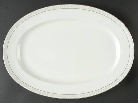 Lancet Pearl 14" Oval Serving Platter