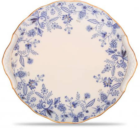 Blue Sorrentino Party/Serving/Chip & Dip Plate