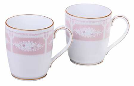 Lacewood Gold Pink Mug