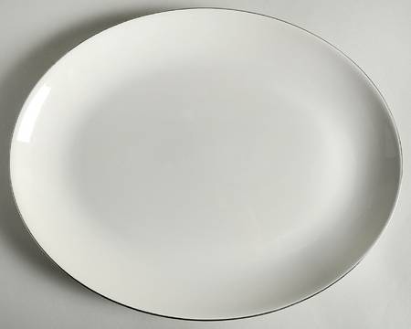 Lotus White (Platinum Trim) by Nymphenburg