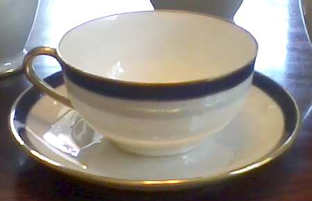 N3958 Flat Cup & Saucer Set