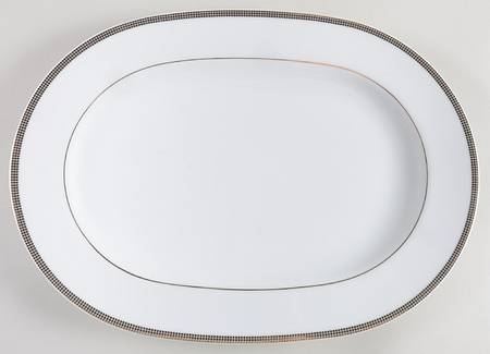 Pembroke Gold 14" Oval Serving Platter